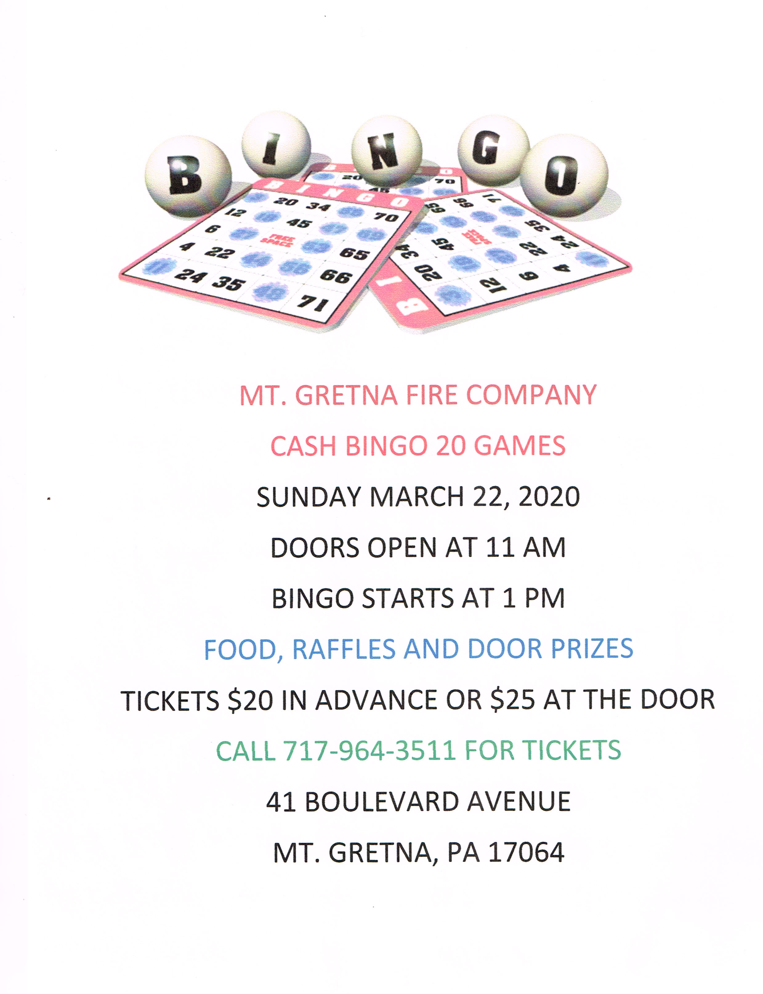 Mt. Gretna Fire Department Station 38 Mount Gretna Community